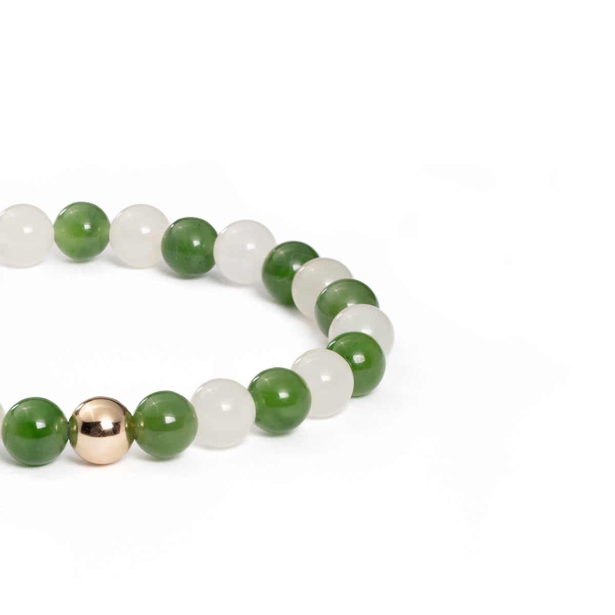 Ethereal Harmony Nephrite Jade Bracelet