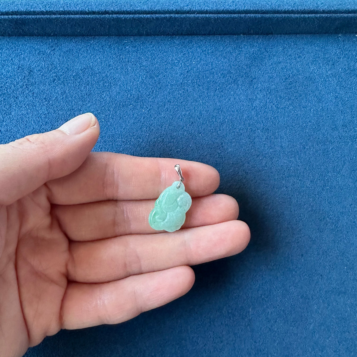 Genuine Jadeite Jade RuYi Pendant