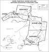 A map showing fossicking areas near rubyvale, australia