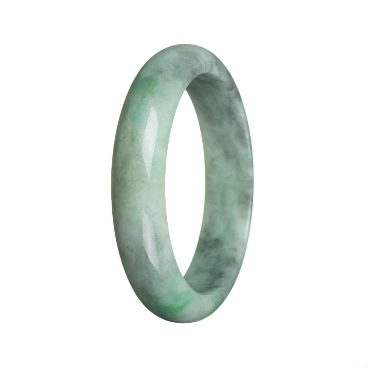 59mm Grade A Jadeite Jade Bangle - MAYS