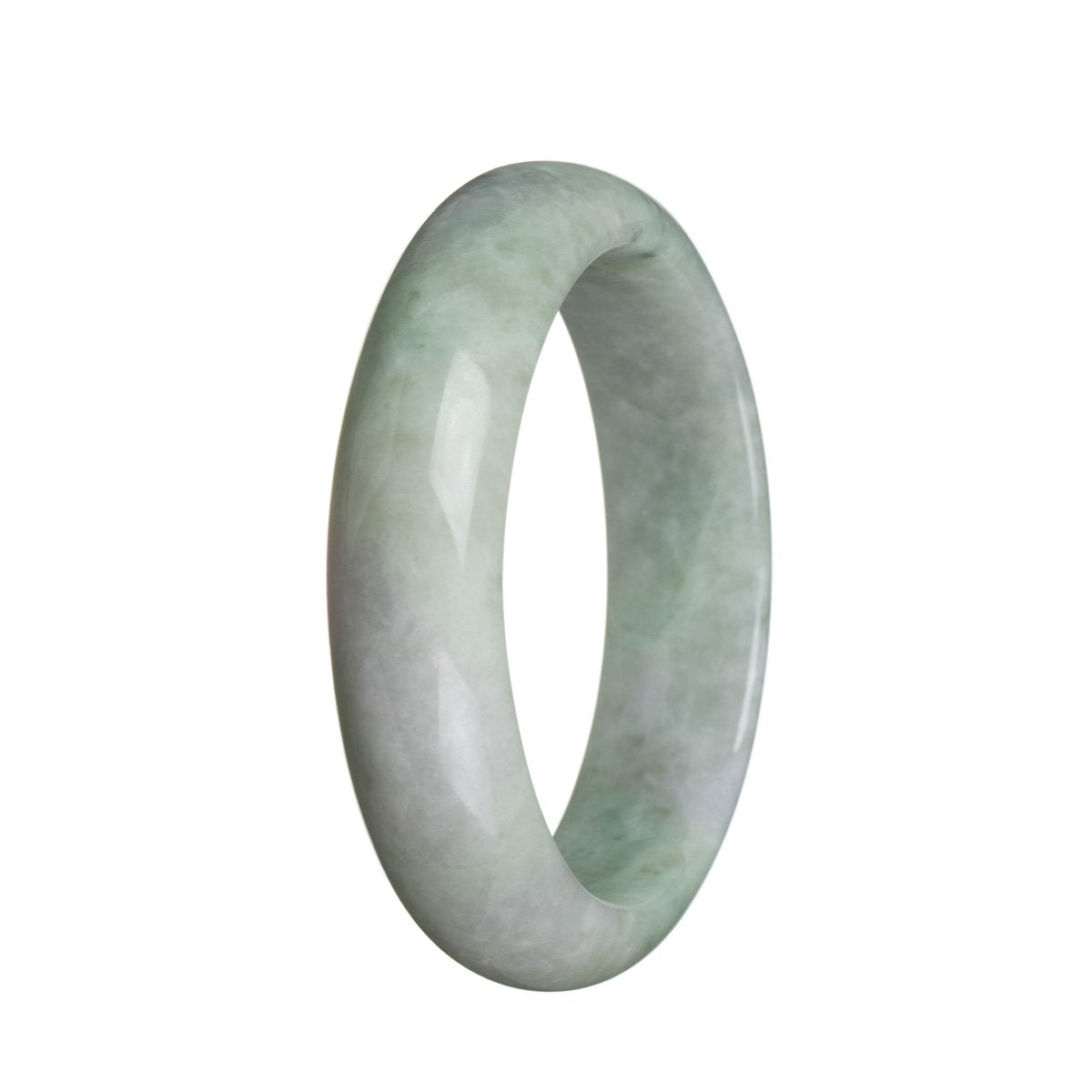 58mm Grade A Jadeite Jade Bangle - MAYS