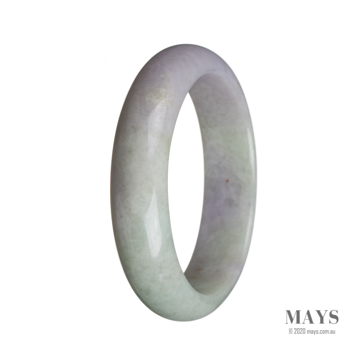 58mm Grade A Jadeite Jade Bangle - MAYS