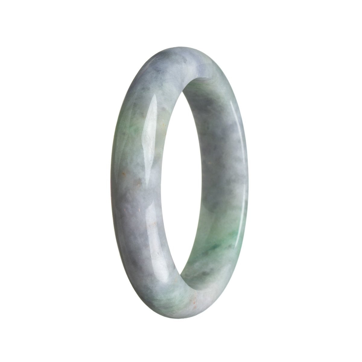 57mm Grade A Jadeite Jade Bangle - MAYS