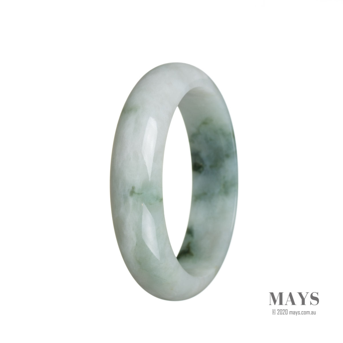 59mm Grade A Jadeite Jade Bangle - MAYS