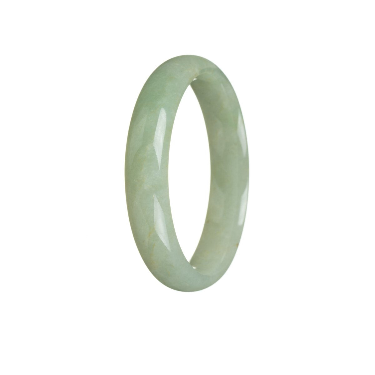 55mm Grade A Jadeite Jade Bangle - MAYS