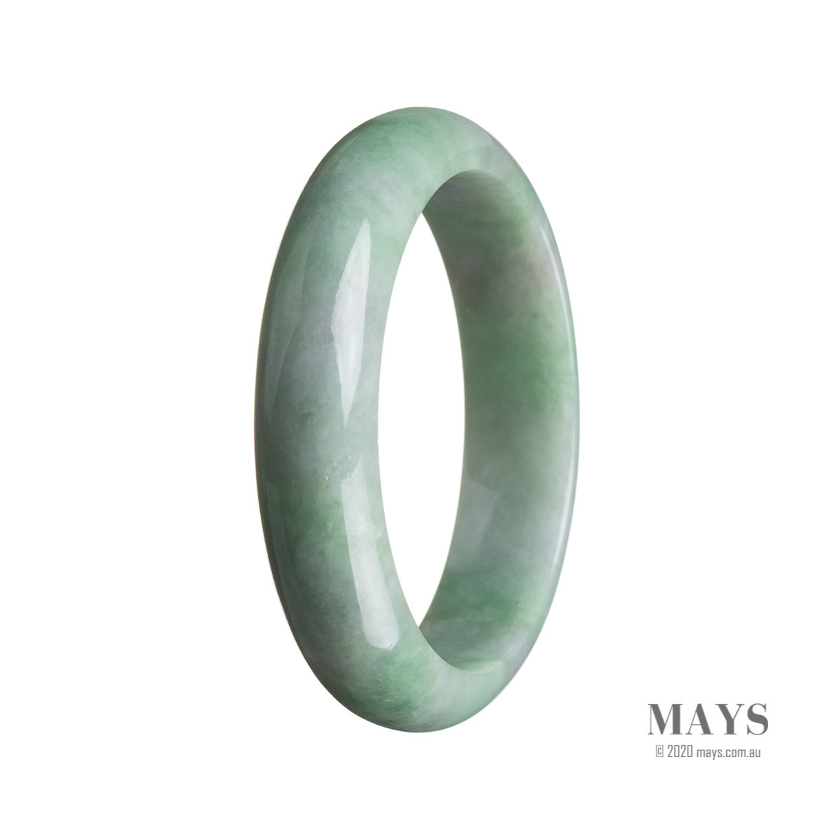 59mm Grade A Jadeite Jade Bangle - MAYS