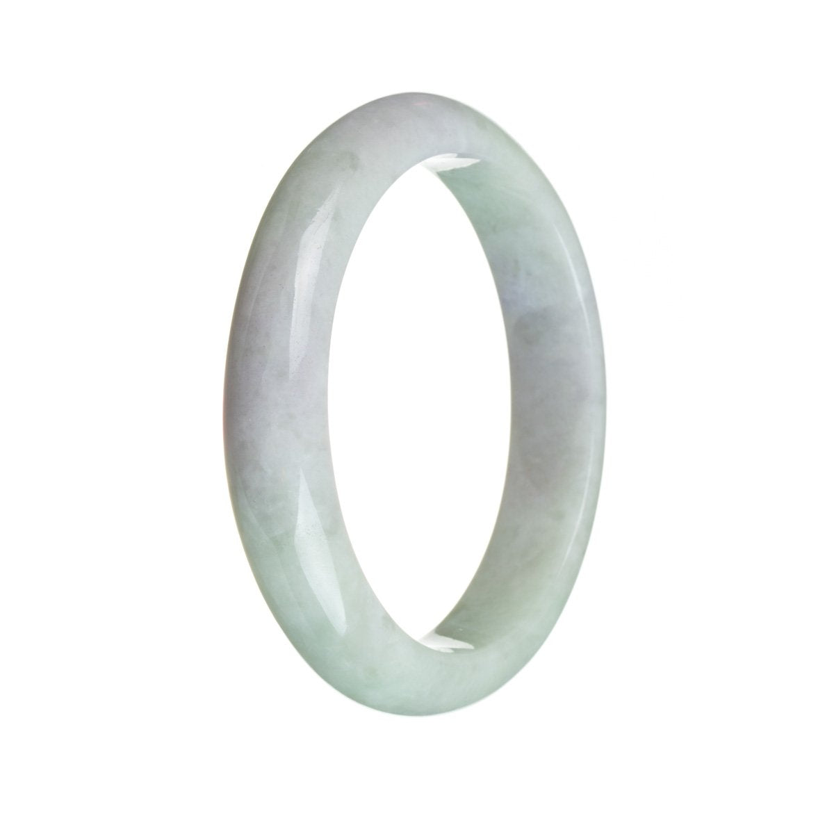 58mm Grade A Jadeite Jade Bangle - MAYS