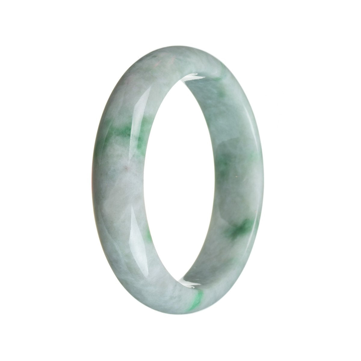 58mm Grade A Jadeite Jade Bangle - MAYS