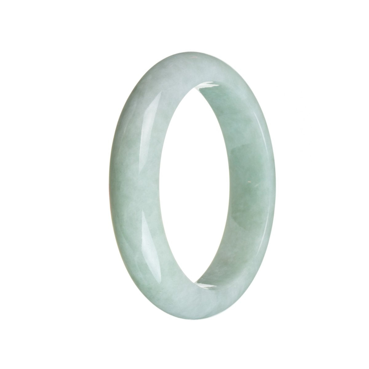 56mm Grade A Jadeite Jade Bangle - MAYS