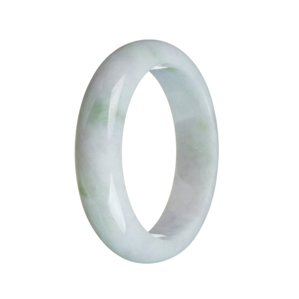 58mm Grade A Jadeite Jade Bangle - MAYS