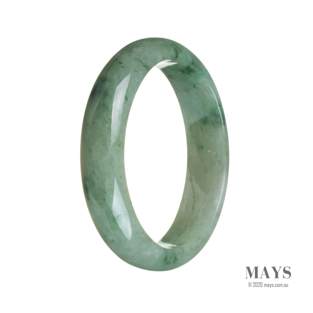 59mm Grade A Jadeite Jade Bangle - MAYS