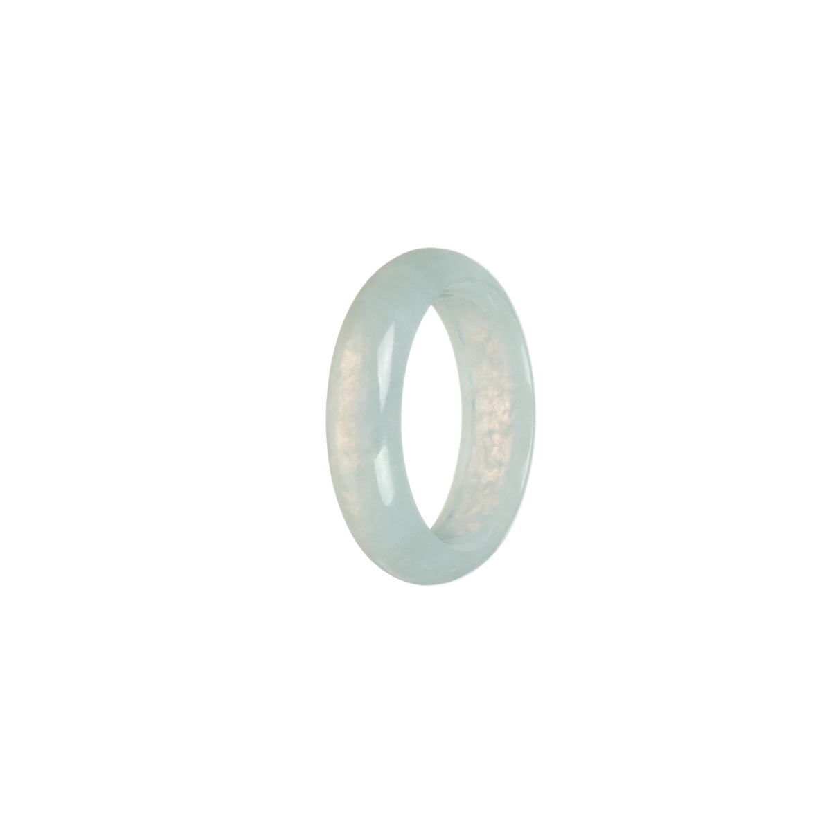 Authentic Icy white Jade Band - Size T