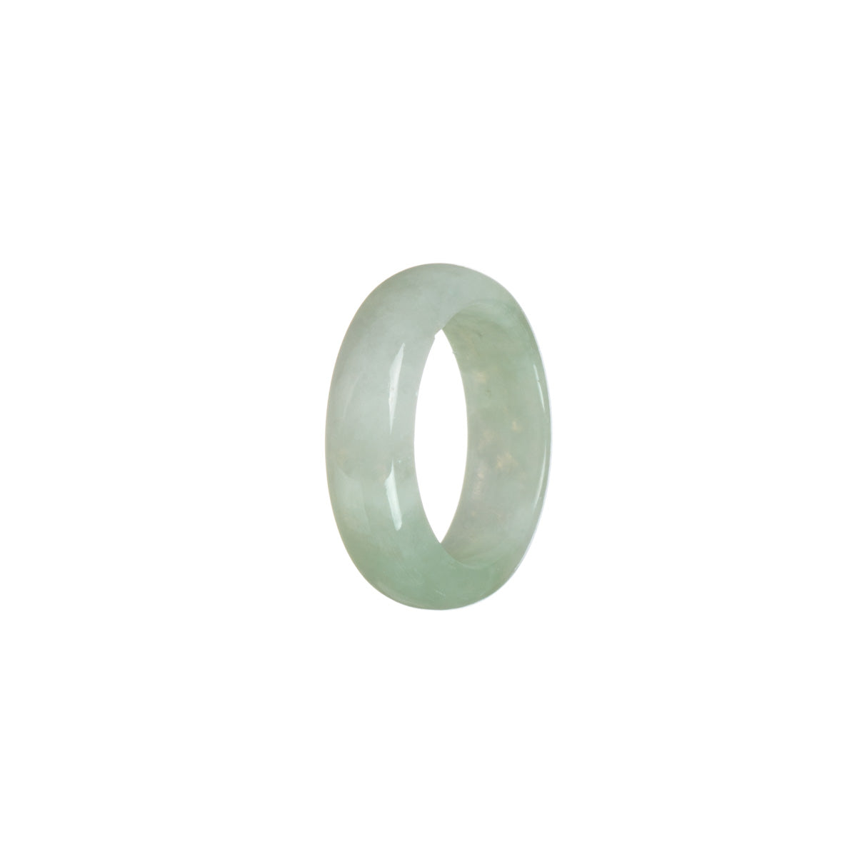 Authentic Pale green Jade Band - Size S