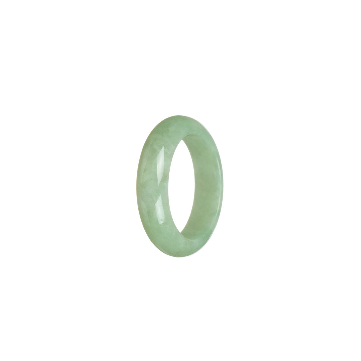 Real Green Jade Ring- Size R