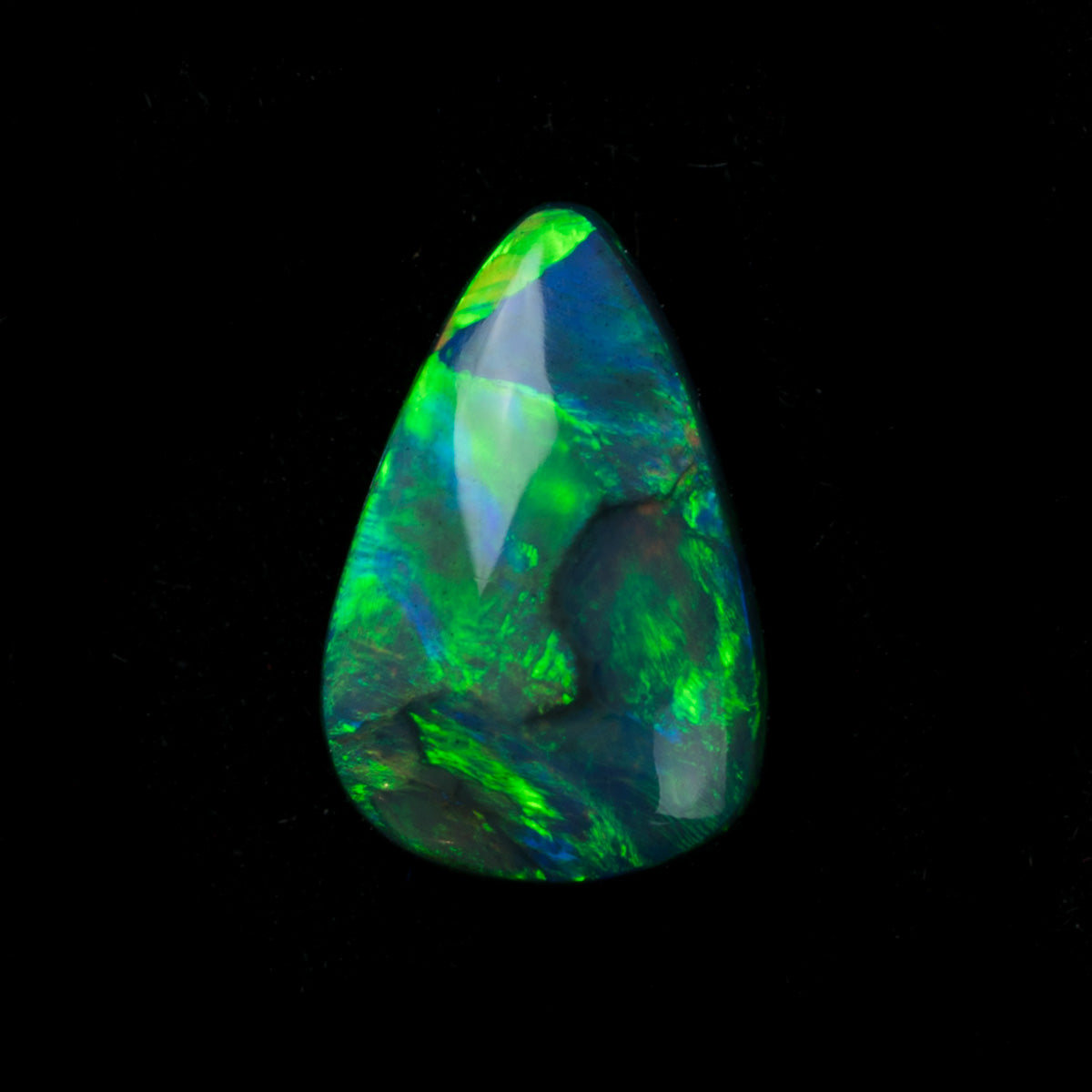 0.79ct Lighting Ridge Australian Solid Black Opal