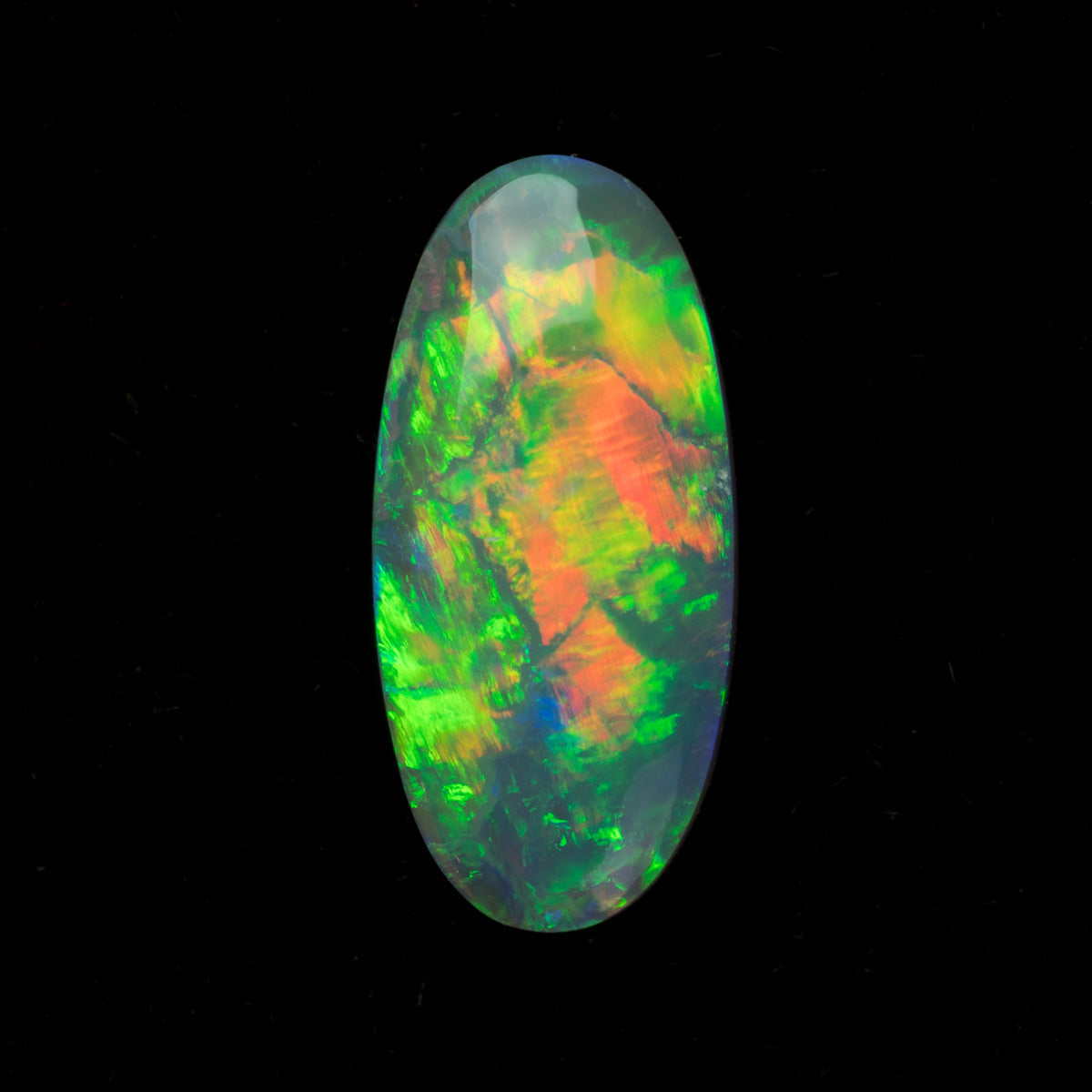 1.02ct Lighting Ridge Australian Solid Grey Crystal Opal