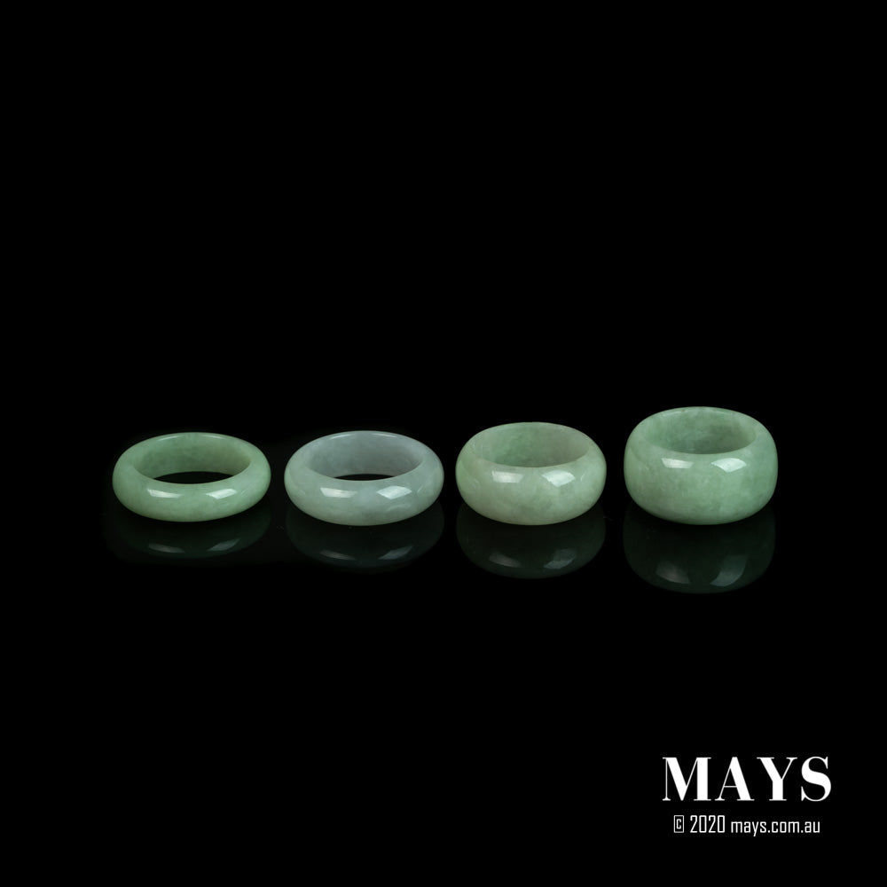 Uniti Pale Green Jadeite Jade Ring