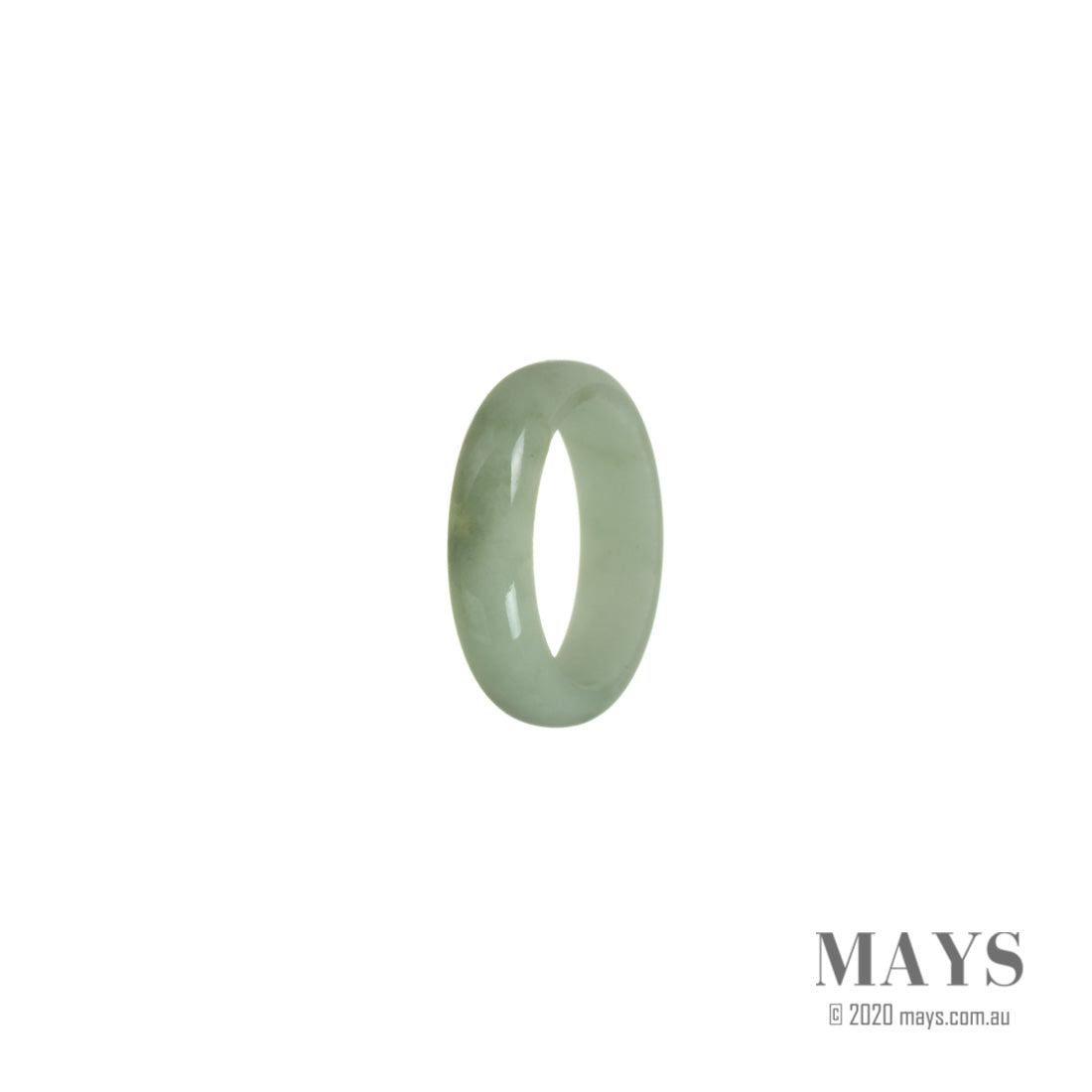 Loveli Apple Green Hua Jadeite Jade Ring