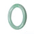 A round, genuine natural green Burma jade bangle with a diameter of 58mm, sold by MAYS.
