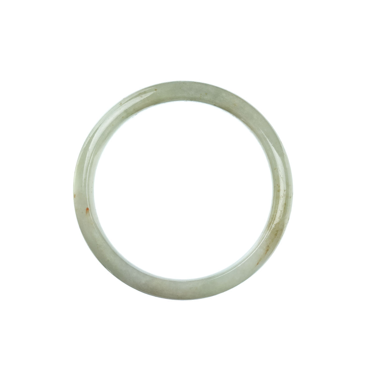 54mm Natural Burmese Jade Bangle - MAYS