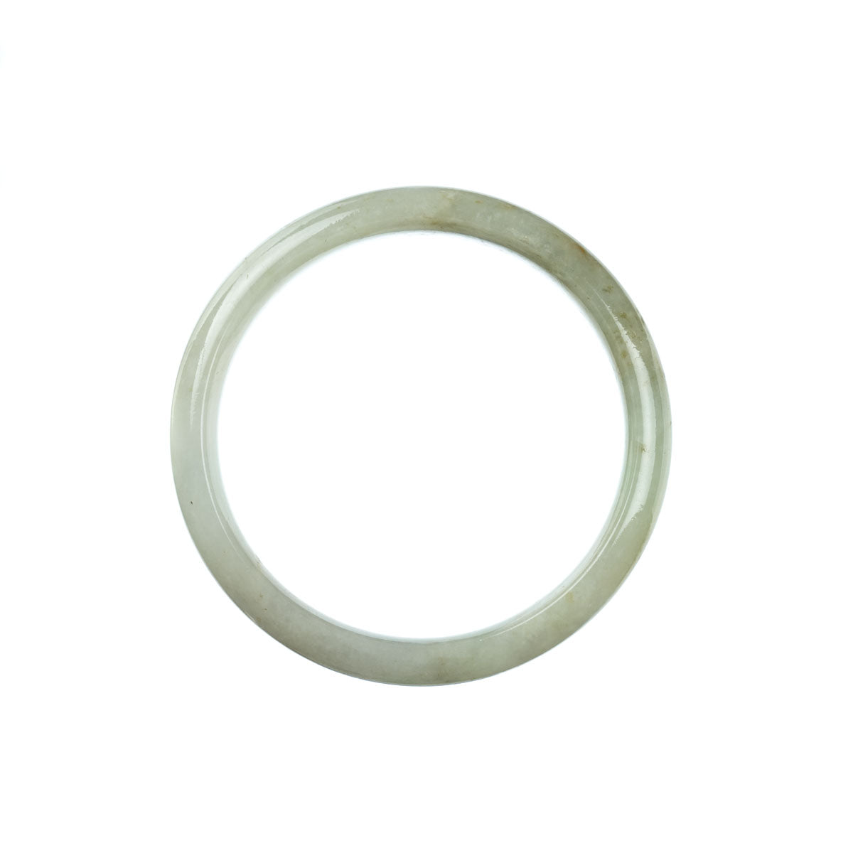 54mm Natural Burmese Jade Bangle - MAYS